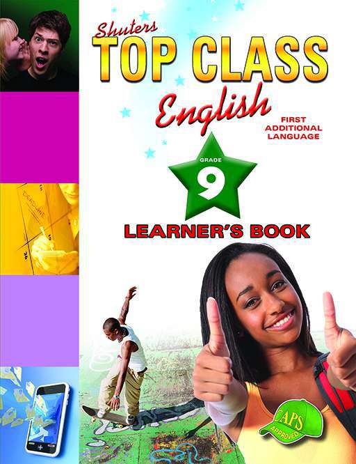 Shuters Top Class English First Additional Language Grade 9 Learners Book Cover
